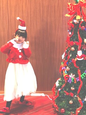 「5歳」｜「アイテム（バレエシューズ）」を使った、a☺︎piiさん（キッズ・110cm）の冬コーディネート