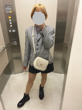 「MACPHEE（マカフィー）のアイテム（ジャケット/アウター）」を使った、mslifeさん（レディース・152cm）の春コーディネート