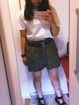 「Teva（テバ）の[TEVA]ウィメンズハリケーン XLT2（サンダル）」を使った、みさきちさん（レディース・158cm）の夏コーディネート