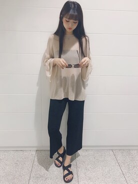 「quay（キー）のアイテム」を使った、Kakuさん（レディース・170cm）の夏コーディネート