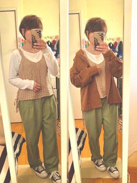 KuRuMiさん（レディース・145cm）の春コーディネート