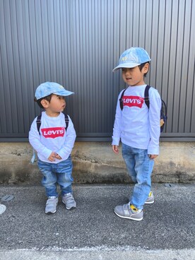 「リーバイス」｜nonoさん（キッズ・90cm）の春コーディネート