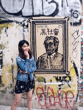 「PULL&BEAR（プルアンドベア）のアイテム（ワンピース/ドレス）」を使った、Clara.chanさん（レディース・160cm）の夏コーディネート