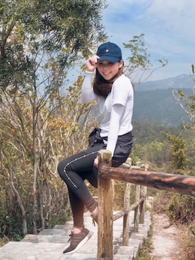 「adidas by Stella McCartney（アディダスバイステラマッカートニー）のアイテム（レッグウェア）」を使った、Clara.chanさん（レディース・160cm）の夏コーディネート