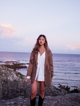 「chic」｜Kokobee さん（レディース・165cm）の春コーディネート