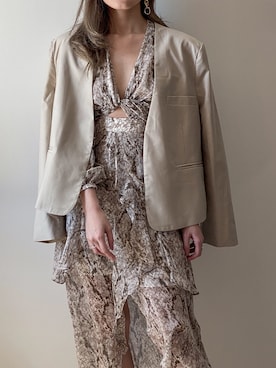「autumn look」｜「アイテム（ジャケット/アウター）」を使った、Kokobee さん（レディース・165cm）の秋コーディネート
