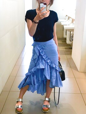 萌美さん（レディース・162cm）の夏コーディネート