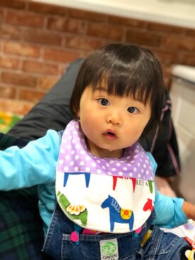 「Momo（Momo）のアイテム」を使った、Momoさん（キッズ・70cm）の春コーディネート