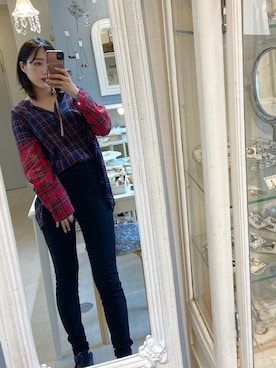 「AS as know as（エーエス アズノウアズ）のアイテム（トップス）」を使った、angenannanさん（レディース・153cm）の春コーディネート