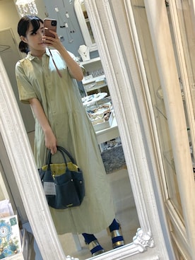 「Hands of creation（ハンズオブクリエイション）のアイテム（ワンピース/ドレス）」を使った、angenannanさん（レディース・153cm）の夏コーディネート