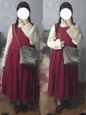 佳子さん（レディース・164cm）の冬コーディネート