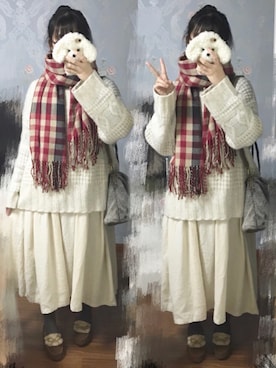 佳子さん（レディース・164cm）の冬コーディネート