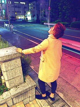 「no brand（ノーブランド）のル ジュン メン ムソウコート（ジャケット/アウター、グレー系）」を使った、❶さん（メンズ・175cm）の冬コーディネート