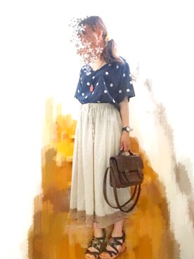 朝(インスタ変えたよ)さん（レディース・151cm）の夏コーディネート