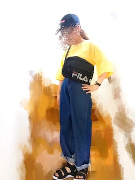 「BROOKLYNのアイテム」を使った、朝(インスタ変えたよ)さん（レディース・151cm）の夏コーディネート