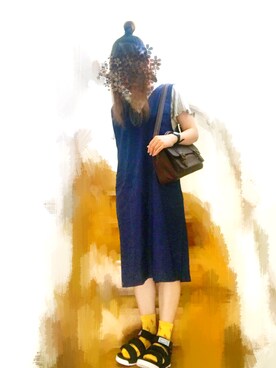 朝(インスタ変えたよ)さん（レディース・151cm）の夏コーディネート