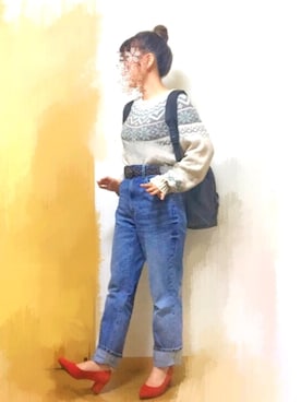 朝(インスタ変えたよ)さん（レディース・152cm）の秋コーディネート