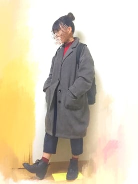 朝(インスタ変えたよ)さん(レディース・152cm)の冬コーディネート