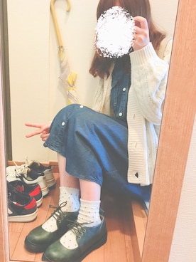 「アイテム（シャツワンピース）」を使った、朝(インスタ変えたよ)さん（レディース・152cm・20代）の夏コーディネート
