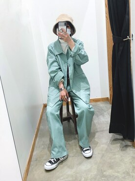 「WEGO（ウィゴー）のアイテム（その他アウター）」を使った、たにさん（レディース・150cm）の冬コーディネート