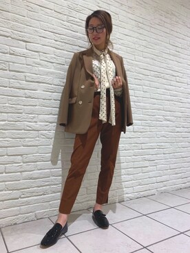 「アイテム（スリッポン）」を使った、mymymy1103さん（レディース・159cm・20代）の春コーディネート