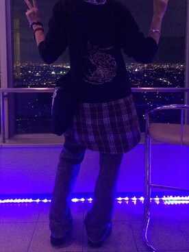 「kids」｜「アイテム（その他アウター）」を使った、愛知　BLACKCATヒロさん（メンズ・168cm）の冬コーディネート