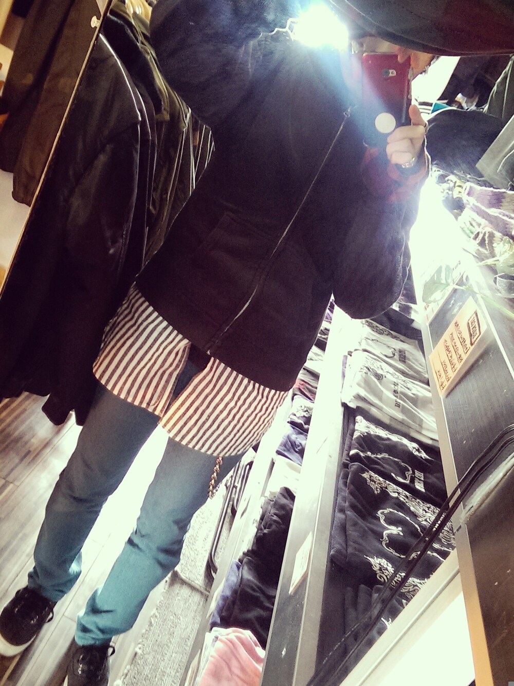 「GIVENCHY、GAP、GU、Gジャン、GUCCI、green、G-SHOCK、GLOBAL WORK、girl、ＧＷ」｜「BLACK CAT　パーカー（パーカー、ブラック系）」を使った、愛知　BLACKCATヒロさん（メンズ・168cm）の春コーディネートの1枚目の写真