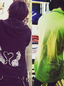 「hat」｜「アイテム（その他）」を使った、愛知　BLACKCATヒロさん（メンズ・168cm）の春コーディネート