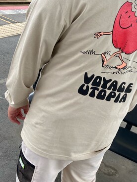 「VOYAGE（ボヤージュ）のアイテム」を使った、lil.tmyさん（メンズ・170cm）の夏コーディネート