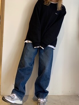 高平舞菜さん(レディース・159cm)の冬コーディネート