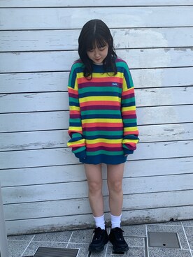 高平舞菜さん（レディース・159cm）の春コーディネート