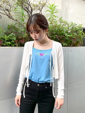 高平舞菜さん（レディース・159cm）の夏コーディネート