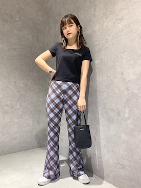 高平舞菜さん（レディース・159cm）の夏コーディネート