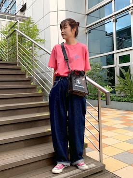 高平舞菜さん（レディース・159cm）の夏コーディネート