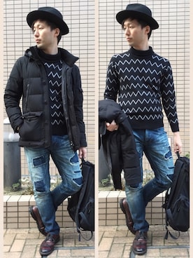 YUUKI.Fさん（メンズ・176cm）の冬コーディネート