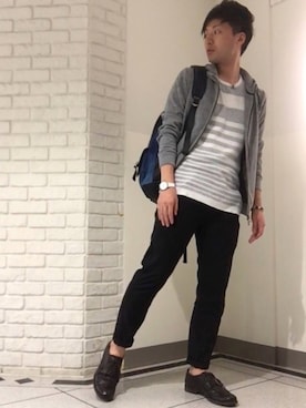 「パイル」｜「アイテム（その他）」を使った、YUUKI.Fさん（メンズ・178cm）の夏コーディネート