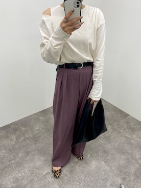 「epnok（エプノック）のアイテム（バッグ）」を使った、きらりさん（レディース・163cm）の春コーディネート