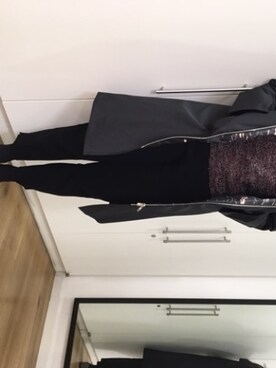 「agnes b.（アニエスベー）のアイテム（パンツ）」を使った、AgnesBfnabashiiさん（レディース・165cm）の秋コーディネート