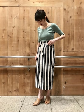 mariさん（レディース・158cm）の夏コーディネート