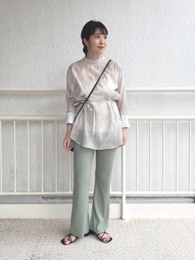 mariさん（レディース・159cm）の夏コーディネート