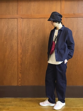 「20/80 TWENTY EIGHTY（トゥエンティーエイティー）のアイテム」を使った、A.I.R.AGEさん（メンズ・167cm）の春コーディネート