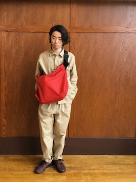 「20/80 TWENTY EIGHTY（トゥエンティーエイティー）のアイテム」を使った、A.I.R.AGEさん（メンズ・167cm）の春コーディネート