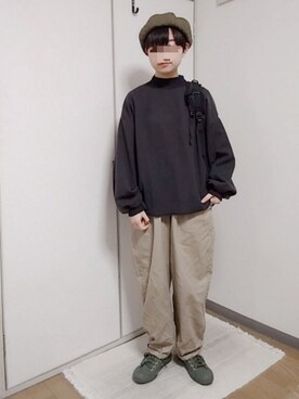 ハンチング ベレー帽を使った ショートヘア の人気ファッションコーディネート Wear