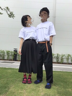 「Lui's（ルイス）のナローベルト（ベルト）」を使った、PNさん（メンズ・172cm）の夏コーディネート