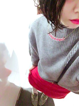 「WALL（ウォール）のアイテム」を使った、まいこはーんさん（レディース・159cm）の春コーディネート