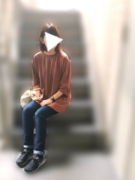 「CIBONE（シボネ）のアイテム」を使った、meさん（レディース・165cm）の秋コーディネート