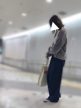 「ウエストイン」｜「アイテム（その他）」を使った、meさん（レディース・165cm）の冬コーディネート