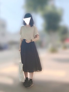 「くつした」｜「アイテム（その他）」を使った、meさん（レディース・165cm）の夏コーディネート