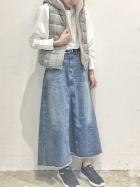 「AMERICAN HOLIC」｜「アイテム（その他アウター）」を使った、ﾂﾑｷﾞさん（レディース・161cm）の秋コーディネート