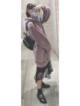 「TOMMY HILFIGER」｜「アイテム（ワンピース/ドレス）」を使った、優☺︎さん（レディース・158cm）の秋コーディネート